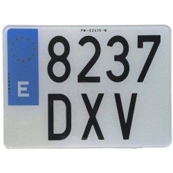 Matrículas Acrílicas homologadas 7,95€. Comprar placas para coche